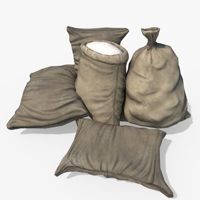 sack pack Modèle 3D .c4d .max .obj .3ds .fbx .stl .blend 