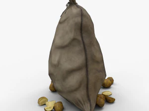 bag of potatoes 3D Model