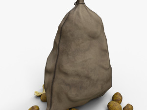 bag of potatoes Modello 3D