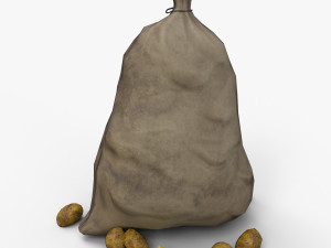 bag of potatoes Modello 3D