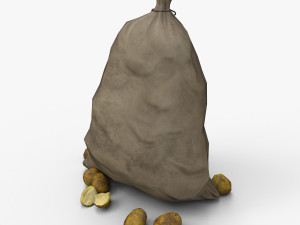 bag of potatoes Modello 3D