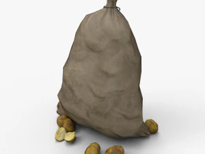 bag of potatoes 3D Model