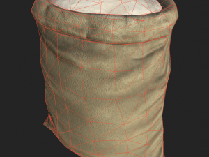 sack of flour 3D Model
