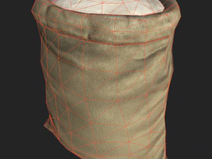 sack of flour 3D Model