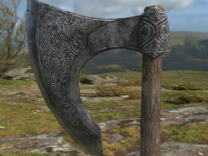 viking axe 3D 모델