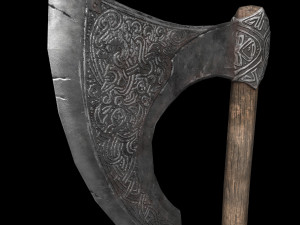 viking axe 3D 모델