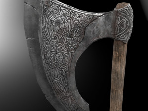 viking axe 3D 모델