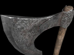 viking axe 3D Model