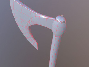 viking axe 3D 모델