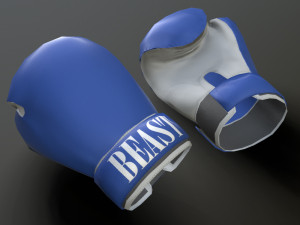 boxing gloves 3D Model