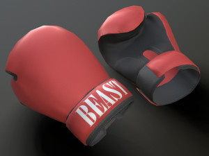 boxing gloves 3D Model