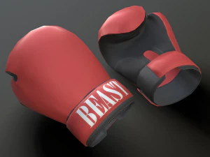 boxing gloves 3D Model