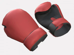 boxing gloves 3D Model