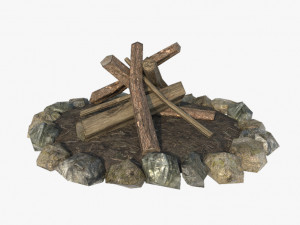 bonfire 3D Model