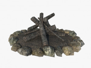 bonfire 3D Model