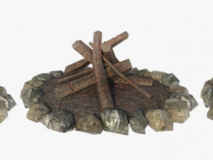 bonfire 3D Model