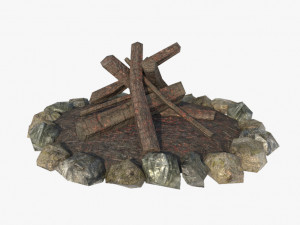 bonfire 3D Model