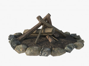 bonfire 3D Model