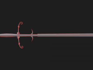 bastard sword Model 3D