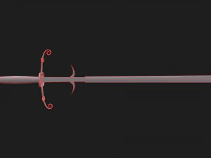 bastard sword 3D Model