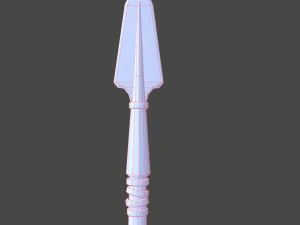 spear low-poly 3D Model