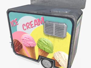 ice cream truck 3D Model