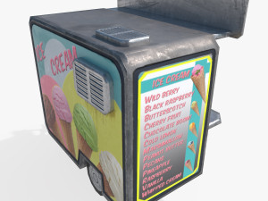 ice cream truck 3D Модель