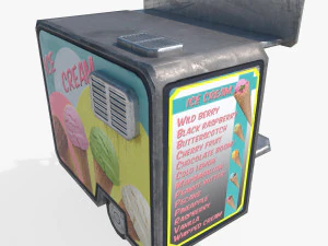 ice cream truck 3D Model