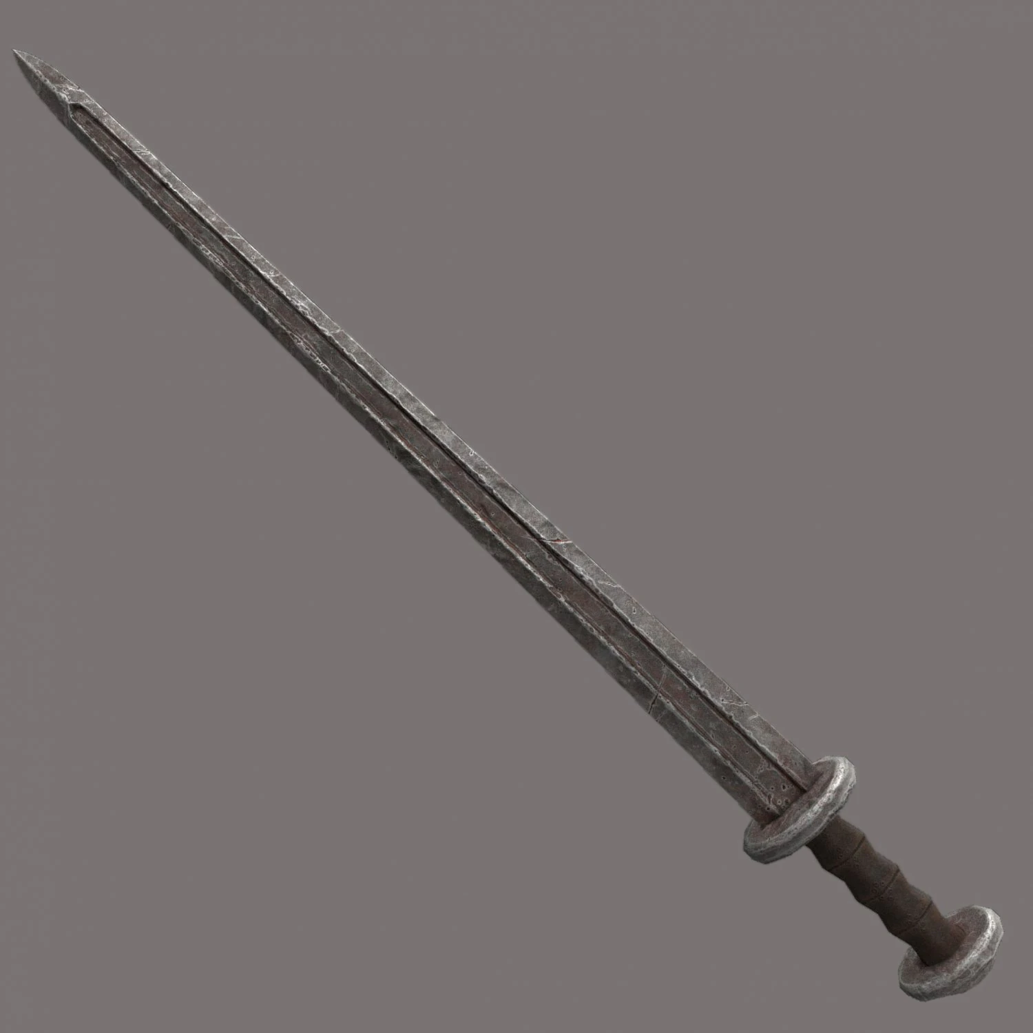 viking sword 3D Model .c4d .max .obj .3ds .fbx .stl .blend