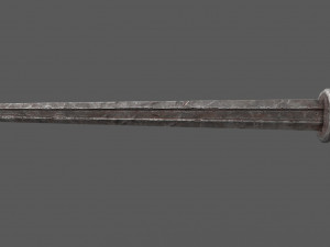 viking sword Model 3D