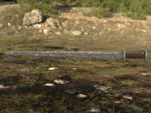 viking sword Model 3D