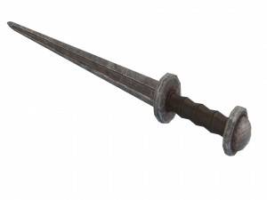 viking sword Model 3D