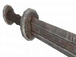 viking sword Model 3D