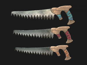 Hand Saw 3D Model