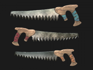 Hand Saw 3D Model