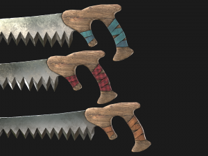 Hand Saw 3D Model