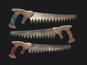 Hand Saw 3D Model