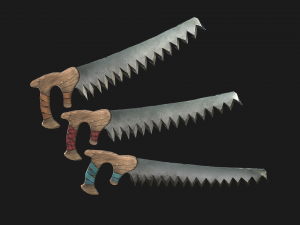 Hand Saw 3D Model