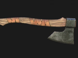 Lumberjack Ax 3D Model