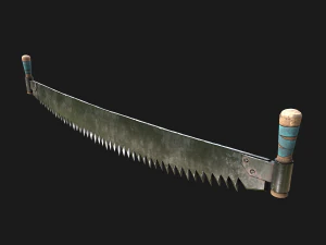 Two Man Saw 3D Model