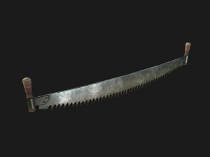 Two Man Saw 3D Model