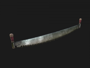 Two Man Saw 3D Model