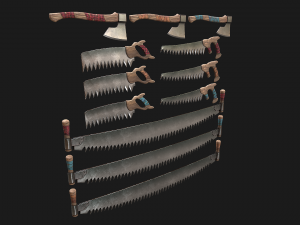 Foresters Set of tools 3D Модель