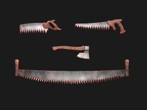 Foresters Set of tools 3D Модель