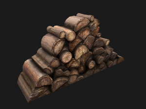 Little Pile of wood 3D Модель
