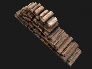 Pile of firewood 3D Модель