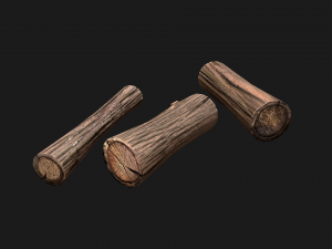 Pile of firewood 3D Модель