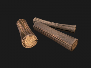 Big Pile of wood Modelo 3D