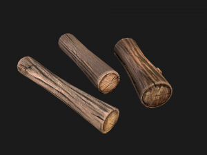Big Pile of wood Modelo 3D