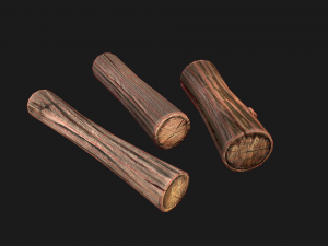 Big Pile of wood Modelo 3D